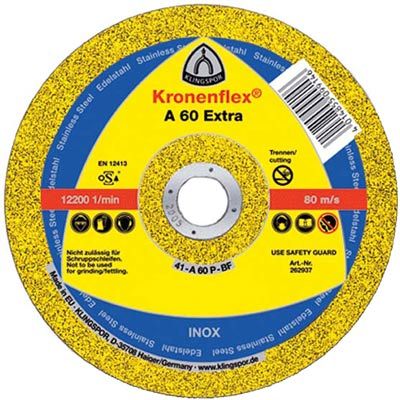 Круг відрізний по металу Klingspor A24 Extra  125x1,0x22,2 мм 10325