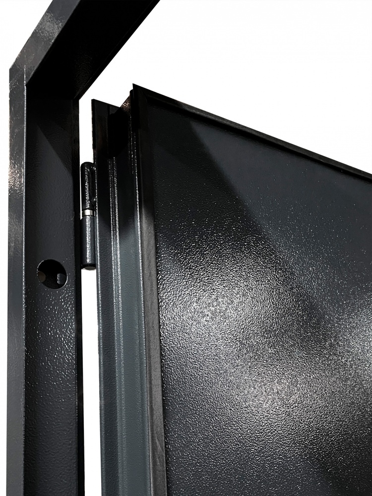 Двері вхідні Міністерство дверей ТехноБуд мет/мет-1 сірий 2050х860 мм ліві