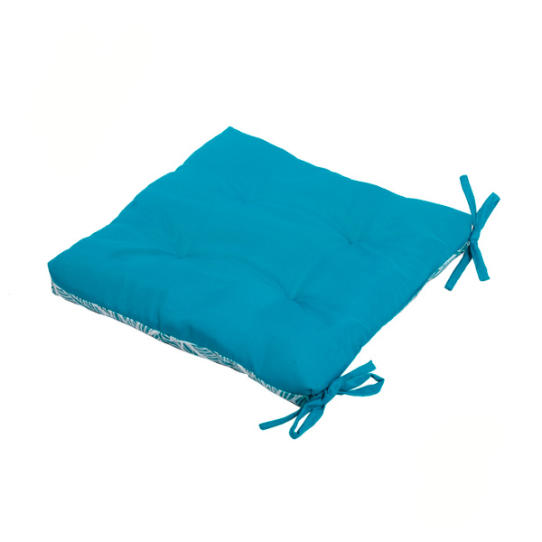 Подушка на стул Ost-Fran 40x40x6 см лонета Yuma Jade стеганая 5008