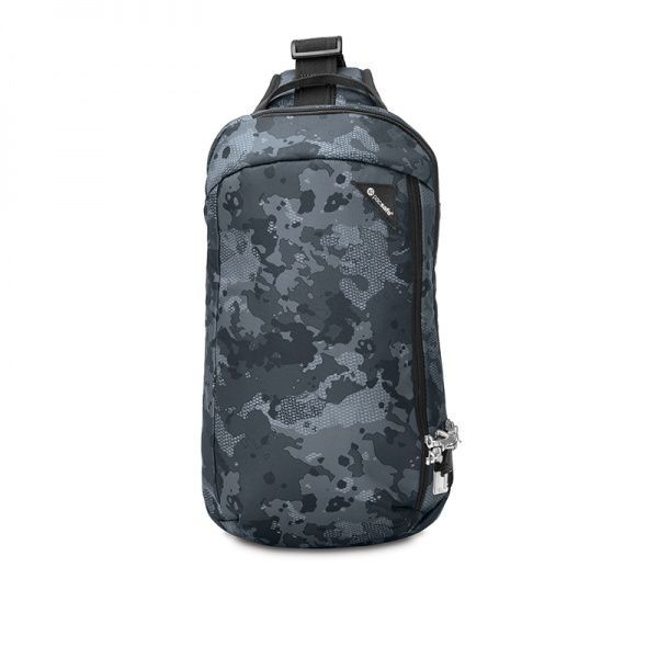 Рюкзак Pacsafe Vibe 325 сірий камуфляж 10 л антикрадій