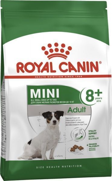 Корм Royal Canin для собак MINI ADULT 8+ 2 кг