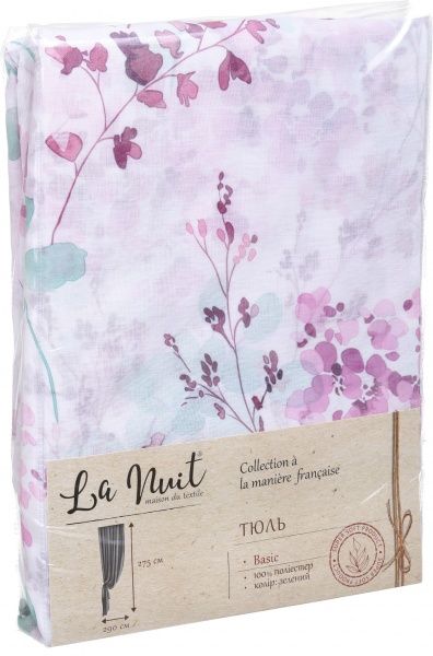 Тюль Dolly зеленый 290х275 см La Nuit