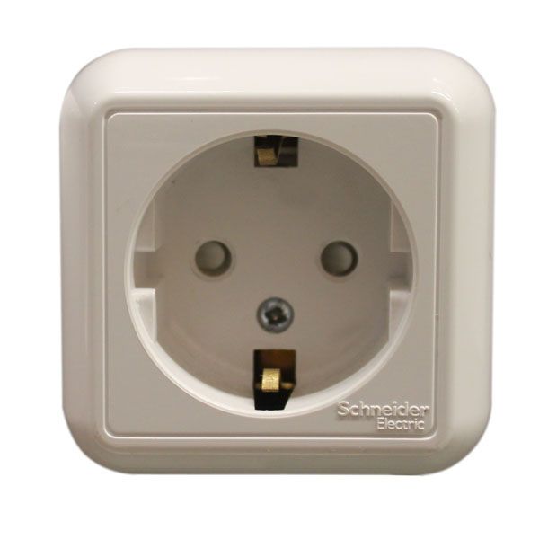 Розетка Wessen Прима RA16-003-1-BI белая