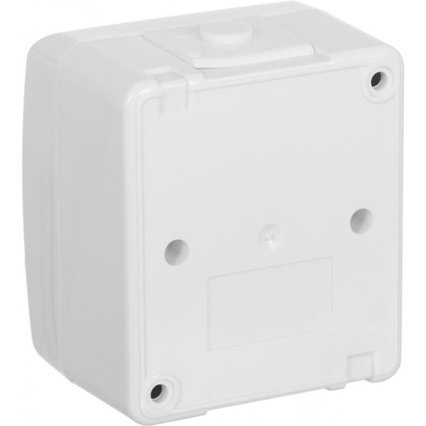 Кнопка звонка кнопочный HausMark Power без подсветки 10 А 250В белый HSN-SWP.H2C44G1BS-WH