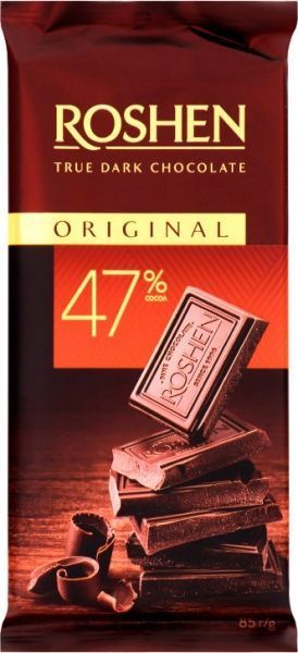 Шоколад Roshen черный Original 85г
