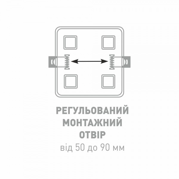 Світильник світлодіодний Global 6 Вт білий 3000 К 1-GSP-01-0630-S 