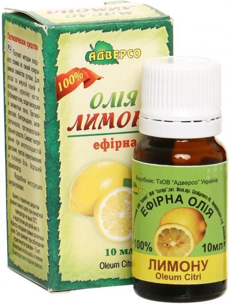 Эфирное масло Адверсо Лимонна 10 мл 