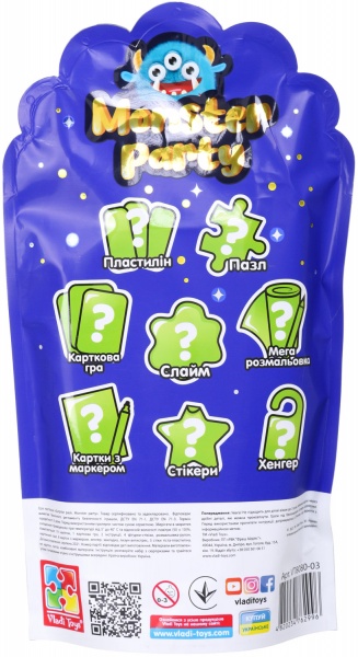 Игровой набор Vladi Toys Surprise pack. Monster party VT8080-03