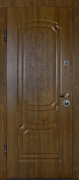 Дверь входная Министерство дверей КС-01 дуб темный 2050х860 мм левая