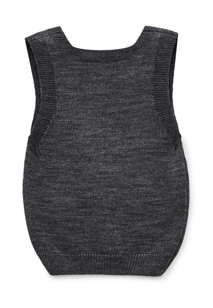 Жилет детский для мальчика ART KNIT 1704 (004) р.128 графит 