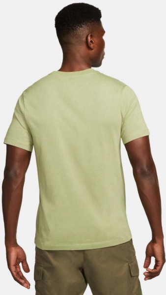 Футболка Nike CLUB TEE AR4997-334 р.S оливковый