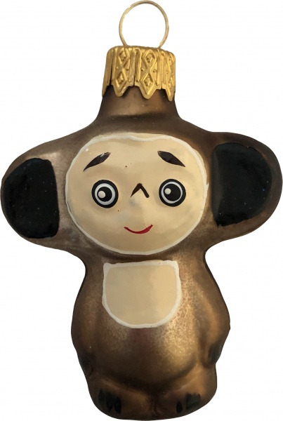 Елочная игрушка Юріта Чебурашка F434 6,8 см 