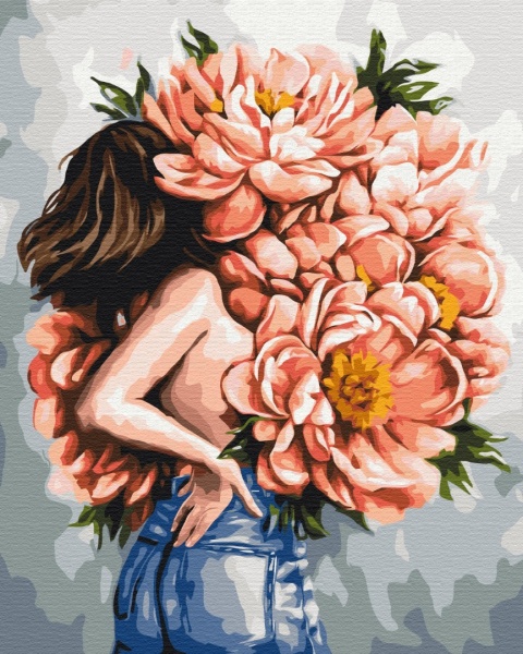 Картина за номерами Піони жіночності @Дар'я Михайлишина PBS53301 40x50 см Brushme 