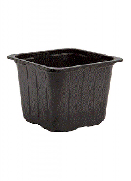 Горщик Modiform квадратний 0,228 л сірий 