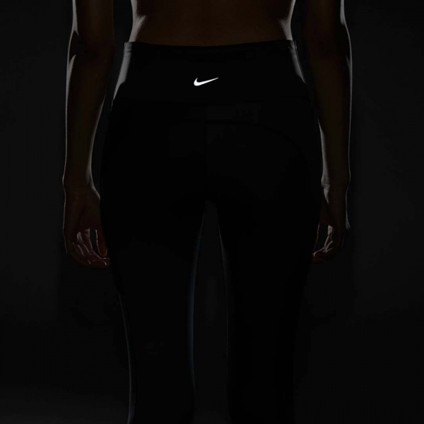Лосины Nike W NK DF FST MR 7/8 TGHT SNL NV DX0950-010 р.XL черный