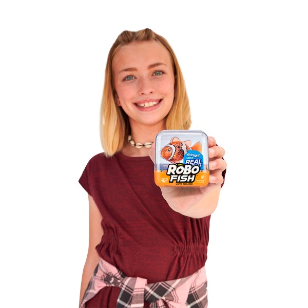 Іграшка інтерактивна ROBO ALIVE S3 Роборибка (помаранчева) 7191-5