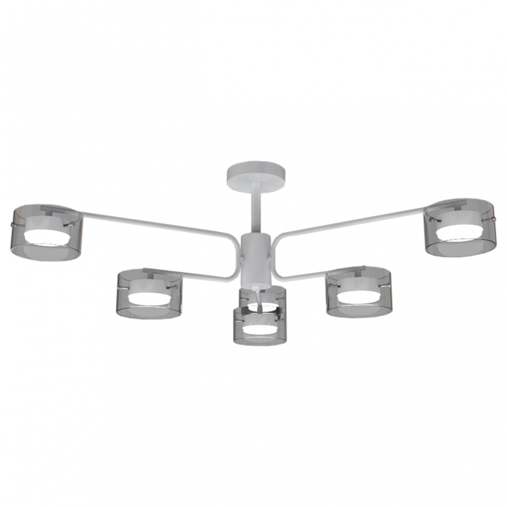 Люстра потолочная Hopfen STARK FJORD-GX-6 WH 6xGX53 белый