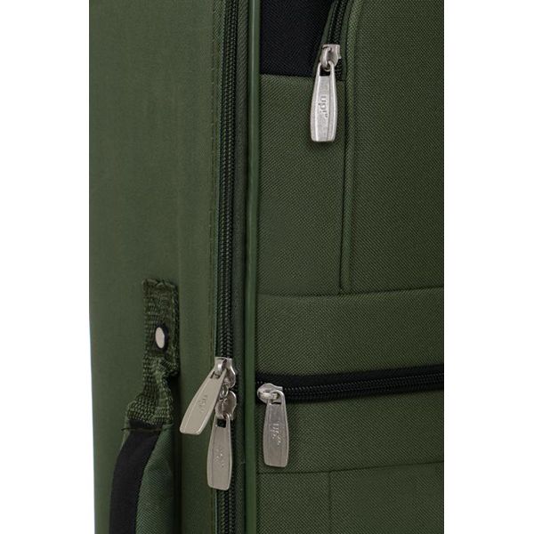 Чемодан UP! (Underprice) зеленый 1021NC 51х35х17 см 