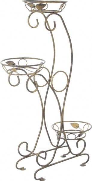 Підставка для квітів Хвиля 3 112х28x51 см коричневий 