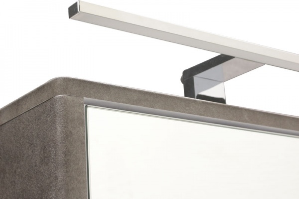 Дзеркальна шафа Botticelli Livorno - 80 структурний камінь 