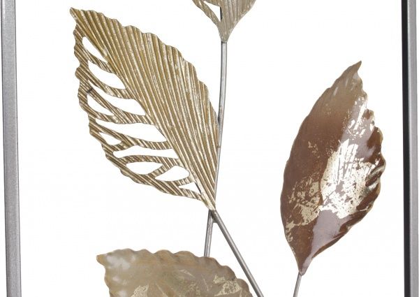 Декор настенный Foliage 78x32 см золотистый 