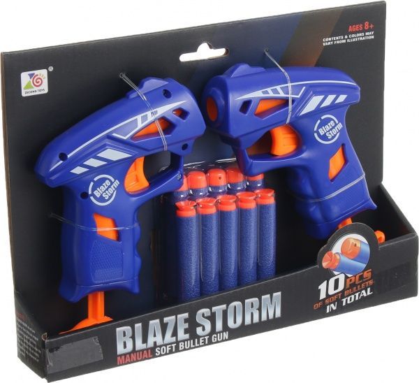 Набор оружия Blaze Storm 2 пистолета + 10 патронов ZC7110