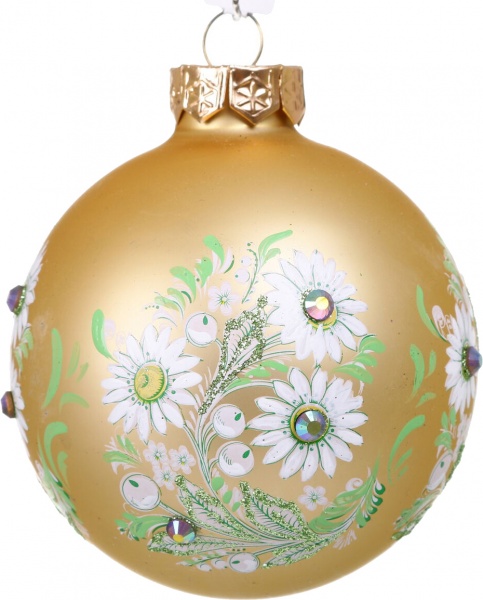 Куля новорічна Декор-престиж d 80 мм в асортименті