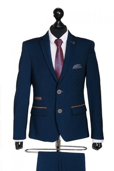 Костюм школьный West-Fashion р. 30 / 128 синий А775Б 