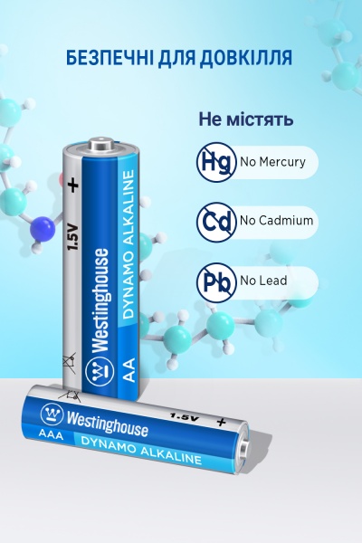 Батарейка Westinghouse Dynamo Alkaline AAA (R03, 286) 24 шт. (LR03-PB24) 