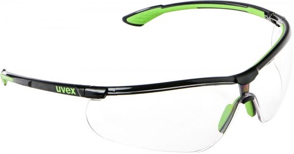 Очки защитные Uvex Sportstyle cl. SVextreme black/lime 9193225