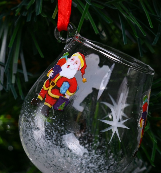 Ялинкова іграшка у формі келиха 10 см 