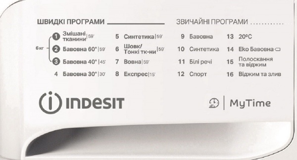 Пральна машина Indesit OMTWSA 61052 W UA