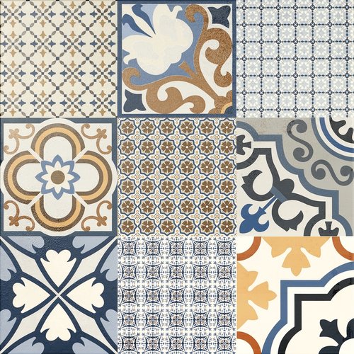 Плитка El Molino Логос Джет Азул 58x58 