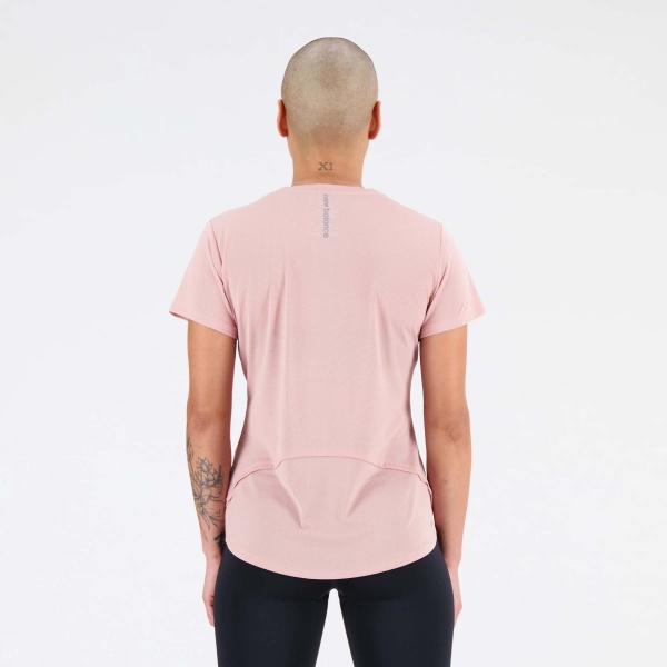 Футболка New Balance GRAPHIC ACCELERATE SS TOP WT23224POO р.L розовый