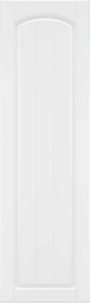 Фасад для кухні Грейд-Плюс Прованс білий гладкий №383 1334x396 правий