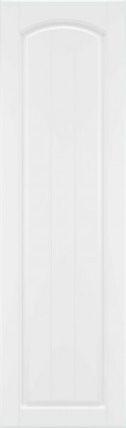 Фасад для кухні Грейд-Плюс Прованс білий гладкий №383 1334x396 правий