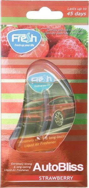 Ароматизатор підвісний FRESHWAY AutoBliss Stawberry 8 мл