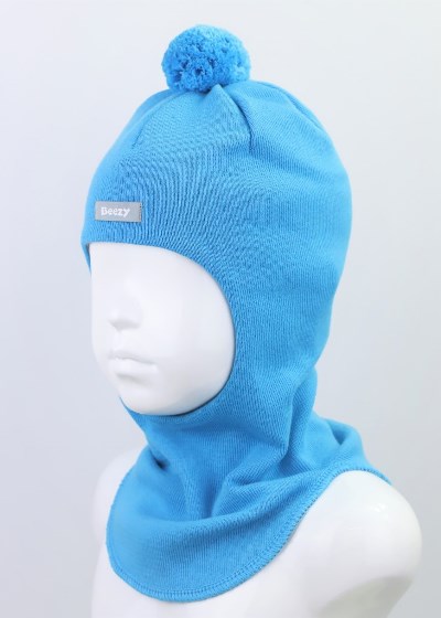 Шапка для мальчика Beezy Пол р.54-56 голубой 1512 