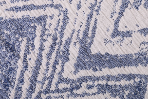 Покрывало Obidos 230x270 см La Nuit бежевый с синим 