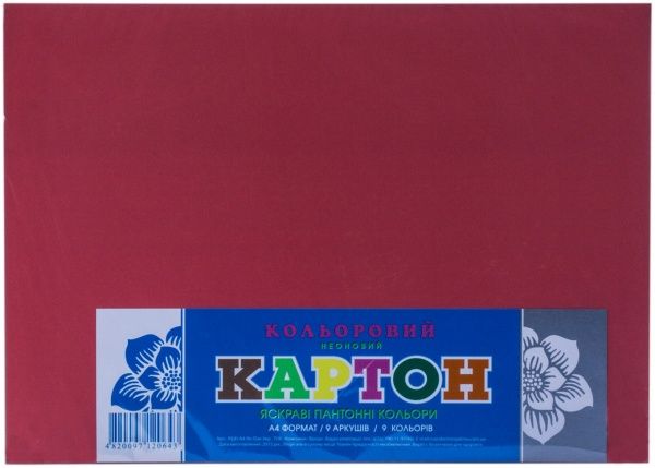 Набор цветного картона Пантон Мандарин Компания