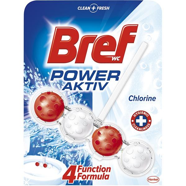 Гигиенический блок для унитаза Bref Power-Aktiv с Хлор-компонентом 50 г