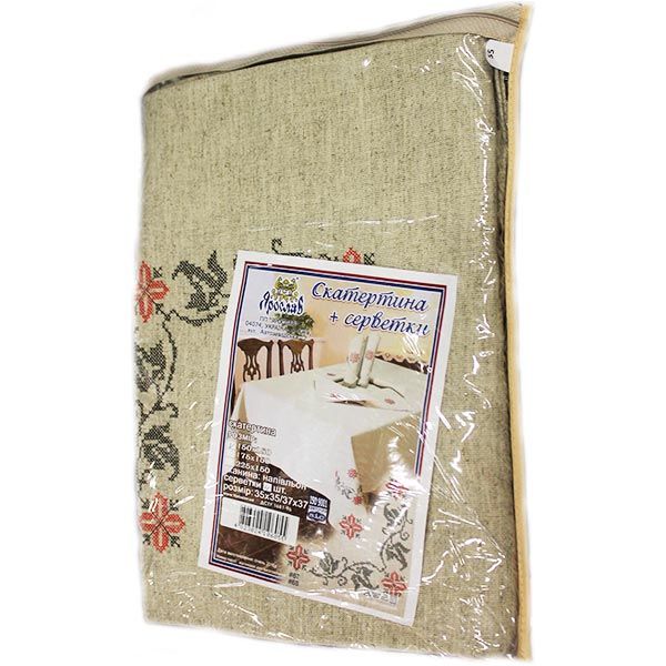 Комплект столовый лен Ярослав 