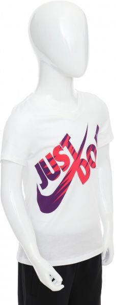 Футболка Nike G NSW TEE V ZIG ZAG JDI 862587-101 M білий