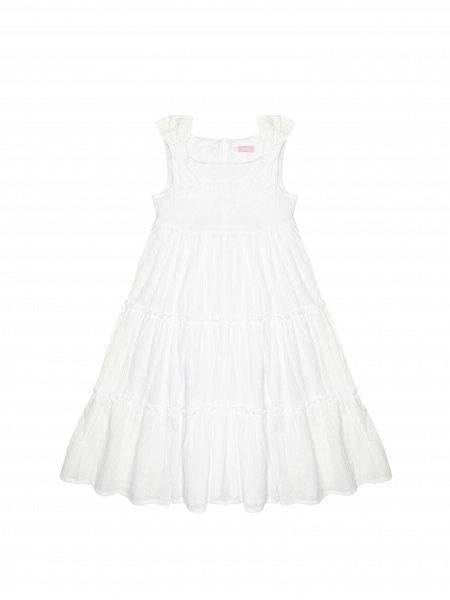 Платье Sasha р.140 белый 3983/20 