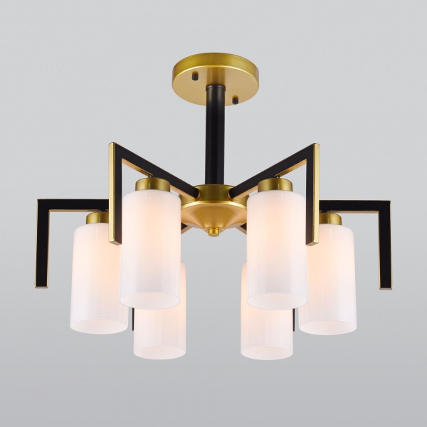 Світильник стельовий Strotskis Palio 6x60 Вт E27 чорний 70126/6 