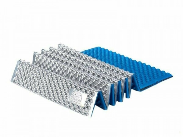 Коврик туристический Naturehike складной IXPE NH19QD008, алюминиевая пленка, 18 мм, голубой