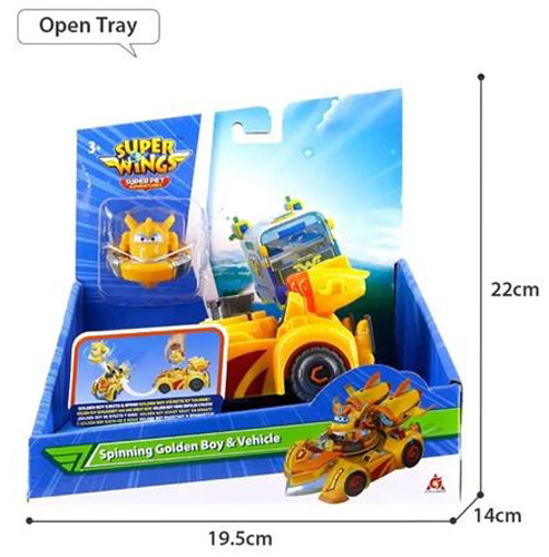 Ігровий набір Super Wings Spinning Vehicle Золотий Хлопчик EU770331