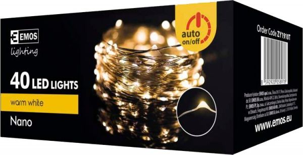 Гірлянда декоративна Emos ZY1910T 4 м IP44 LED вбудований світлодіод (LED) 