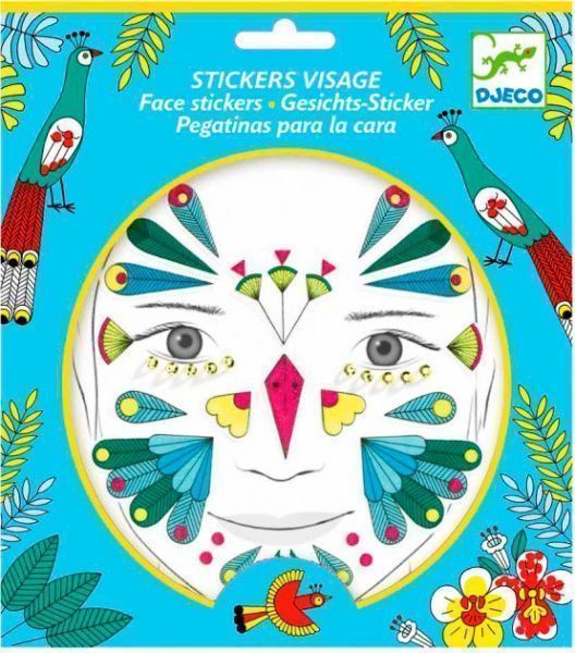 Наклейки для обличчя Djeco Птахи