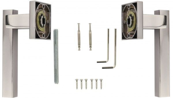 Ручка на розетке MVM Z-1290 BN/SBN черный никель/матовый черный никель